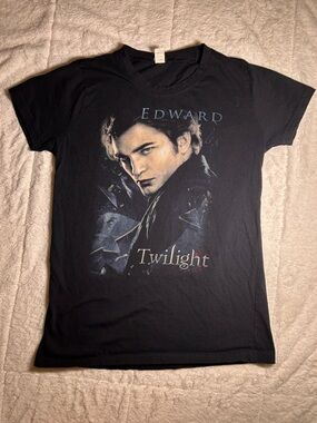 Twilight Edward Graphic Black Tee